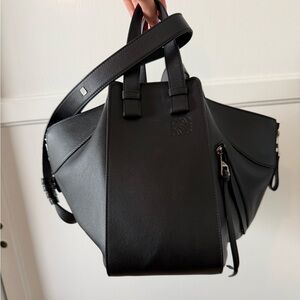 Loewe Small Hammock bag in classic calfskin - black